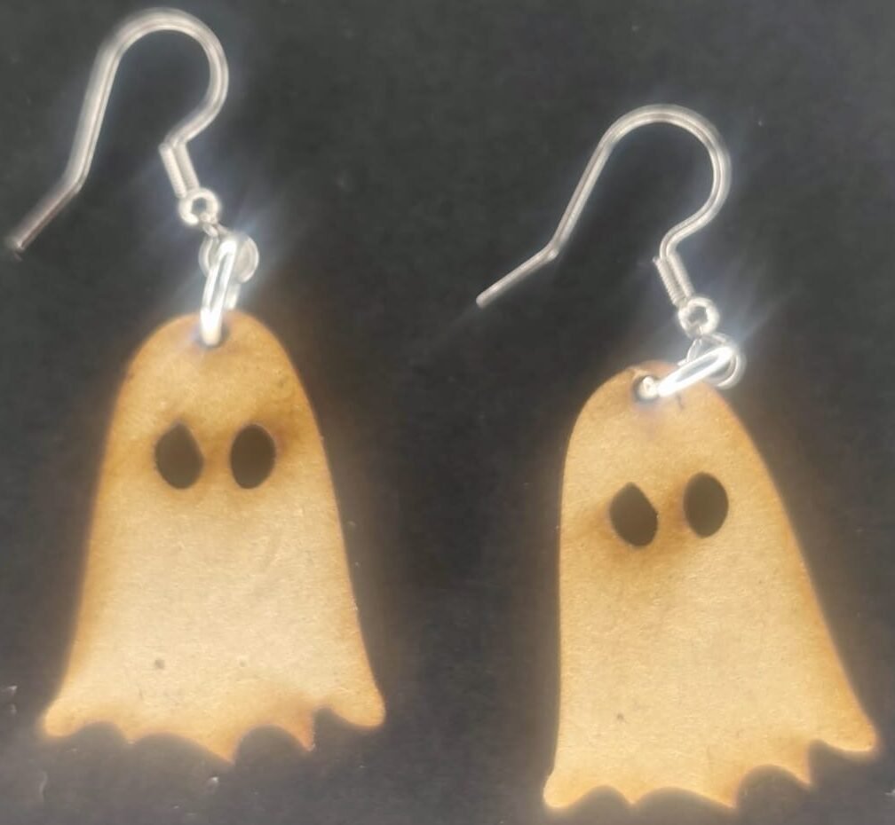 Aretes fantasmas de manta MDF 3 mm natural